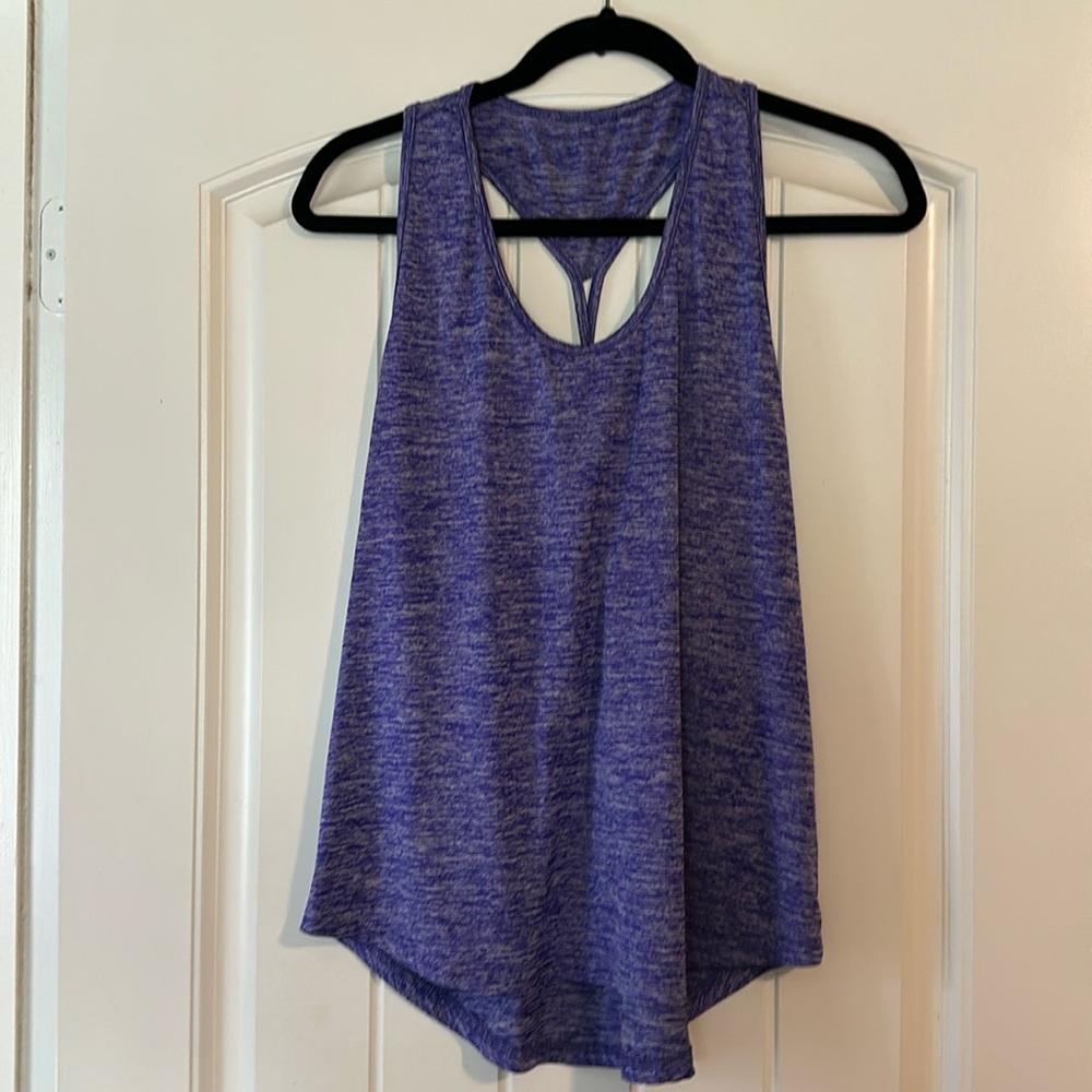 Purple athletic tank